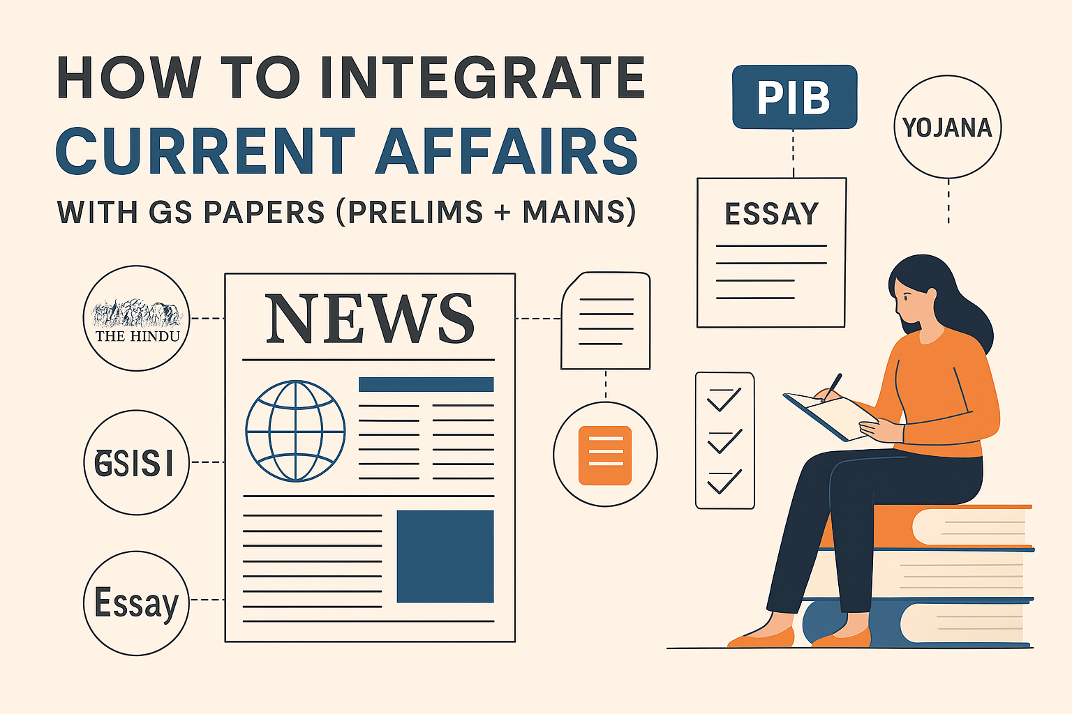 How to Integrate Current Affairs with GS Papers (Prelims + Mains)